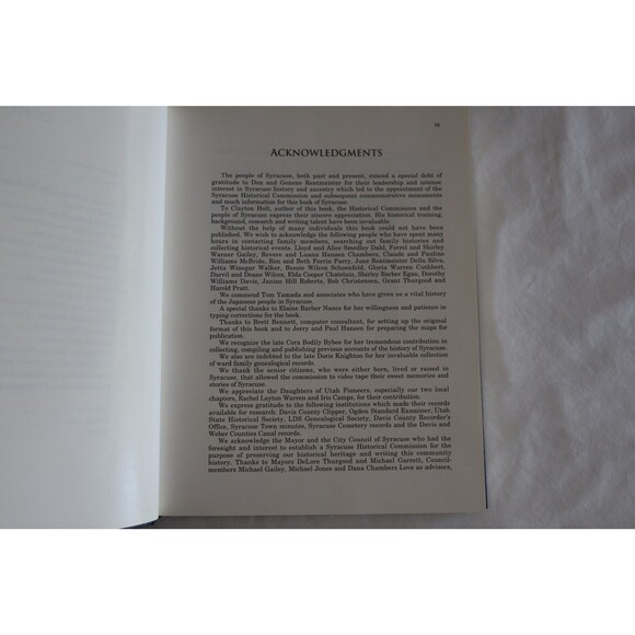 The Community of Syracuse 1820-1995 Our Heritage Centennial Edition (Utah) - Picture 12 of 16